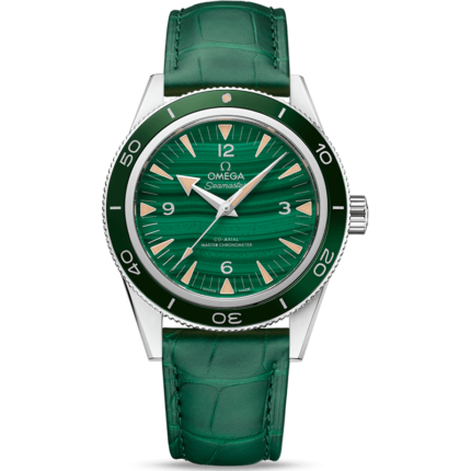 Omega-234.93.41.21.99.001 Seamaster 300 Co-Axial Master Chronometer Platinum / Malachite