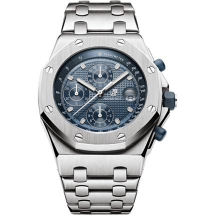 Audemars Piguet-25721ST.OO.1000ST.01 Royal Oak OffShore 25721 Chronograph Stainless Steel / Blue