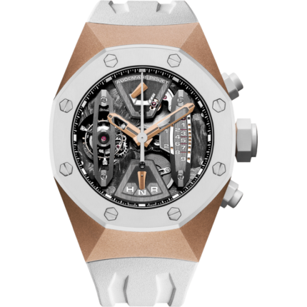 Audemars Piguet-26223RO.OO.D010CA.01 Royal Oak Concept 26223 Tourbillon Chronograph Pink Gold / White Ceramic
