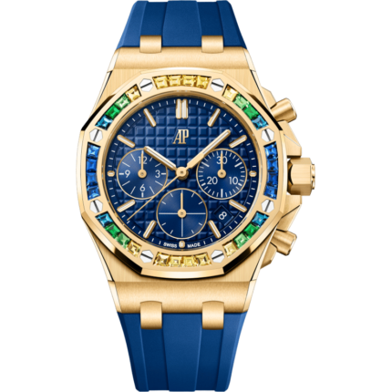 Audemars Piguet-26236BA.YY.D346CA.01 Royal Oak OffShore 26231 Lady Chronograph Yellow Gold - Sapphire / Blue