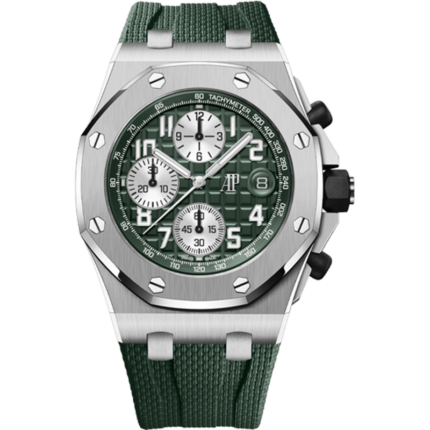 Audemars Piguet-26238TI.OO.A056CA.01 Royal Oak Offshore Titanium / Khaki / Rubber