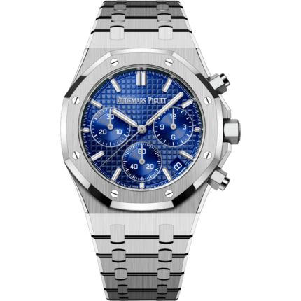 Audemars Piguet-26239BC.OO.1220BC.01 Royal Oak Chronograph 41 White Gold / Blue