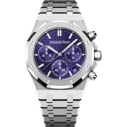 Audemars Piguet-26240BC.OO.1320BC.01 Royal Oak Chronograph 41 White Gold / Purple