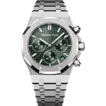 Audemars Piguet-26240ST.OO.1320ST.04 Royal Oak Chronograph 41 Stainless Steel / Green / 50th Anniversary