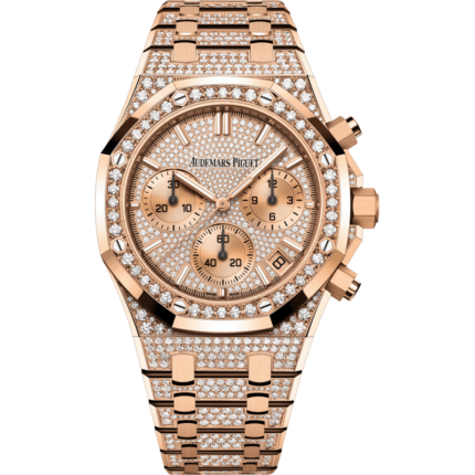 Audemars Piguet-26242OR.ZZ.1322OR.01 Royal Oak Chronograph 41 Pink Gold / Diamond / 50th Anniversary