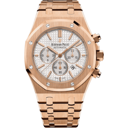 Audemars Piguet-26320OR.OO.1220OR.02 Royal Oak Chronograph 41 Pink Gold / Silver