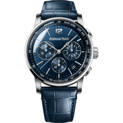 Audemars Piguet-26393BC.OO.A321CR.01 CODE 11.59 Chronograph Selfwinding White Gold / Blue