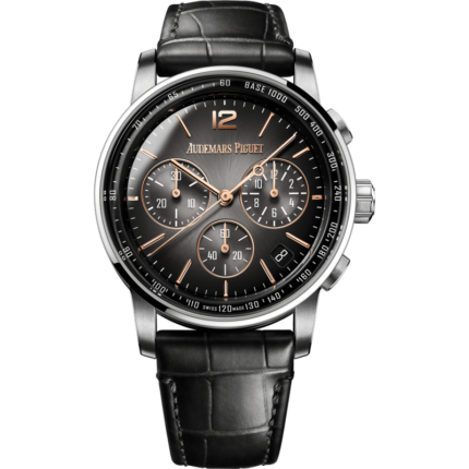 Audemars Piguet-26393CR.OO.A002CR.01 CODE 11.59 Chronograph Selfwinding White Gold / Rose Gold / Grey