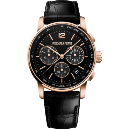 Audemars Piguet-26393OR.OO.A002CR.01 CODE 11.59 Chronograph Selfwinding Pink Gold / Black