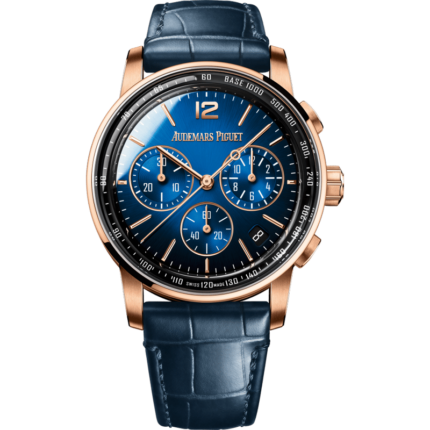 Audemars Piguet-26393OR.OO.A028CR.01 CODE 11.59 Chronograph Selfwinding Pink Gold / Blue