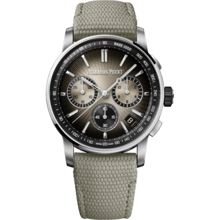 Audemars Piguet-26393QT.OO.A064KB.01 CODE 11.59 Chronograph Selfwinding Stainless Steel - Ceramic / Beige / Fabric