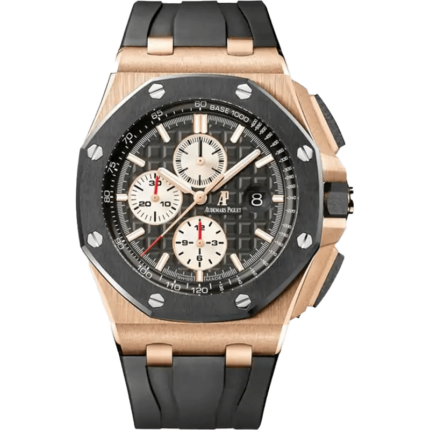 Audemars Piguet-26400RO.OO.A002CA.01 Royal Oak OffShore 26400 Chronograph Pink Gold / Ceramic