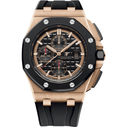 Audemars Piguet-26401RO.OO.A002CA.02 Royal Oak Offshore 42 Pink Gold / Ceramic / Black / Rubber