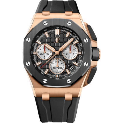 Audemars Piguet-26420RO.OO.A002CA.01 Royal Oak Offshore 43 Pink Gold / Ceramic / Black