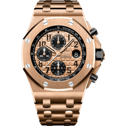 Audemars Piguet-26470OR.OO.1000OR.01 Royal Oak Offshore 26470 Pink Gold / Pink Gold / Bracelet
