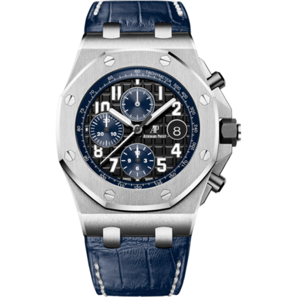 Audemars Piguet-26470ST.OO.A028CR.01 Royal Oak Offshore 26470 Stainless Steel / Black / Alligator
