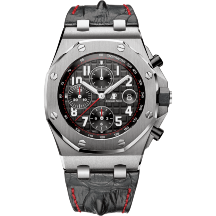 Audemars Piguet-26470ST.OO.A101CR.01 Royal Oak Offshore 26470 Stainless Steel / Black / Alligator