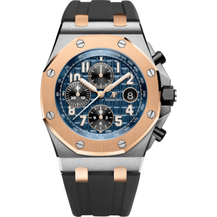 Audemars Piguet-26471SR.OO.D101CR.01 Royal Oak Offshore 26471 Stainless Steel / Pink Gold / Bucherer Blue Editions