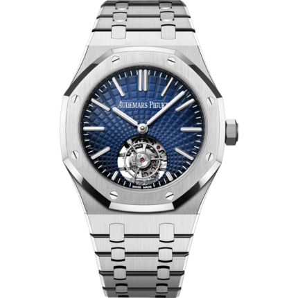 Audemars Piguet-26510ST.OO.1220ST.01 Royal Oak Ultra Thin Tourbillon Stainless Steel / Blue