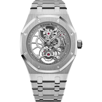 Audemars Piguet-26518ST.OO.1220ST.01 Royal Oak Ultra Thin Tourbillon Openworked Stainless Steel