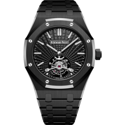 Audemars Piguet-26522CE.OO.1225CE.01 Royal Oak Ultra Thin Tourbillon Ceramic / Black