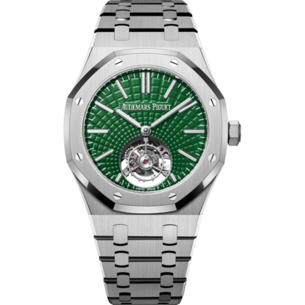 Audemars Piguet-26534TI.OO.1220TI.01 Royal Oak Self-Winding Flying Tourbillon Titanium / Green