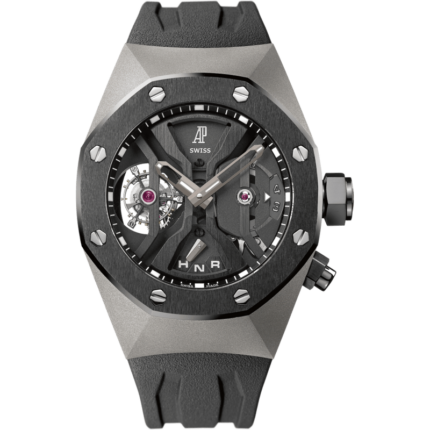 Audemars Piguet-26560IO.OO.D002CA.01 Royal Oak Concept 26560 GMT Tourbillon Titanium / Black Ceramic