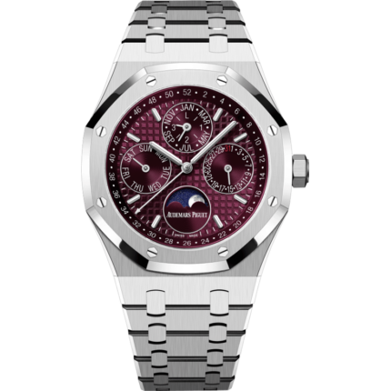 Audemars Piguet-26574BC.OO.1220BC.01 Royal Oak Perpetual Calendar 41 White Gold / Purple