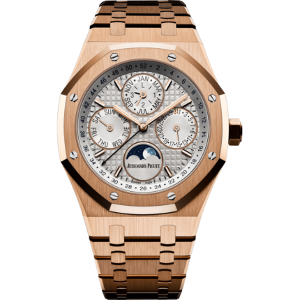 Audemars Piguet-26574OR.OO.1220OR.01 Royal Oak Perpetual Calendar 41 Pink Gold / Silver