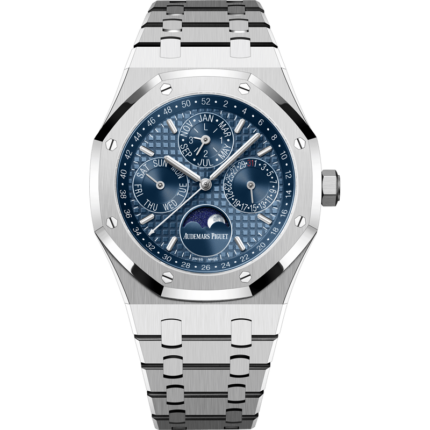Audemars Piguet-26574ST.OO.1220ST.02 Royal Oak Perpetual Calendar 41 Stainless Steel / Blue