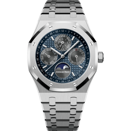 Audemars Piguet-26574TI.OO.1220TI.01 Royal Oak Perpetual Calendar 41 Titanium / Blue
