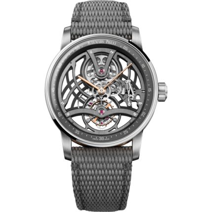 Audemars Piguet-26600CR.OO.D009KB.01 CODE 11.59 Tourbillon Openworked White Gold / Pink Gold / Grey