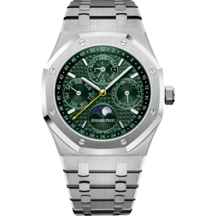 Audemars Piguet-26606ST.OO.1220ST.01 Royal Oak Perpetual Calendar 41 Stainless Steel / Green / Unique Timepieces