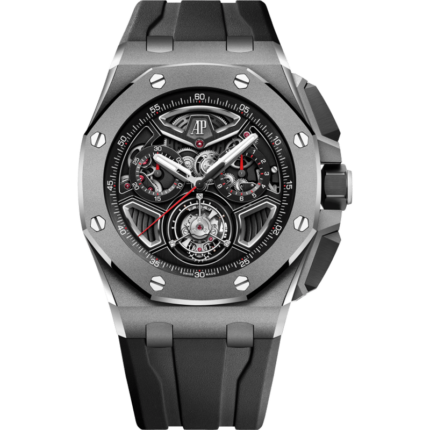 Audemars Piguet-26622TI.GG.D002CA.01 Royal Oak Offshore Flying Tourbillon Chronograph Titanium