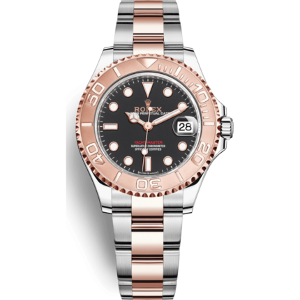 Rolex-268621-0004 Yacht-Master 37 Rolesor Everose / Black