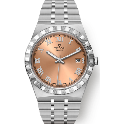 Tudor-28500-0007 Royal Date 38 Stainless Steel / Salmon - Roman