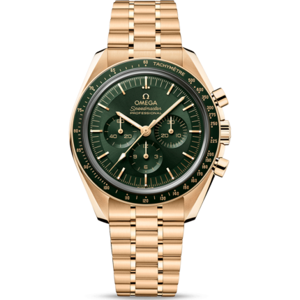 Omega-310.60.42.50.10.001 Speedmaster Professional Moonwatch 3861 Moonshine Gold / Green / Bracelet