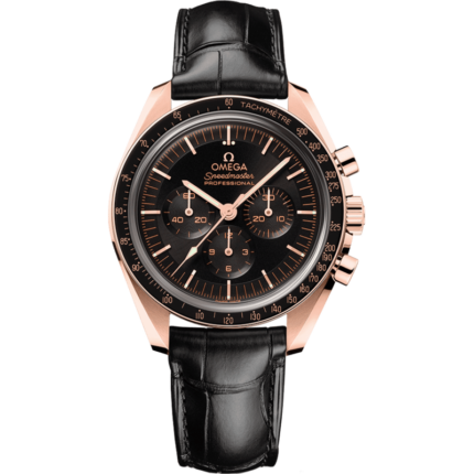Omega-310.63.42.50.01.001 Speedmaster Professional Moonwatch 3861 Sedna Gold / Black / Alligator