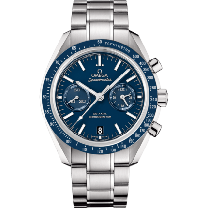 Omega-311.90.44.51.03.001 Speedmaster Moonwatch Co-Axial Titanium / Blue / Bracelet