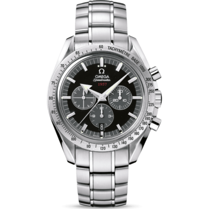 Omega-321.10.42.50.01.001 Speedmaster Broad Arrow 1957 Stainless Steel / Black / Bracelet