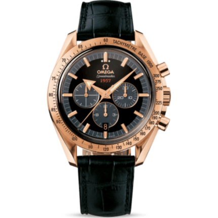 Omega-321.53.42.50.01.001 Speedmaster Broad Arrow 1957 Red Gold / Black