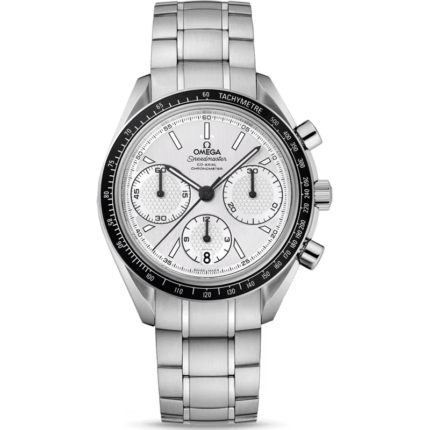 Omega-326.30.40.50.02.001 Speedmaster Racing Co-Axial Chronograph Stainless Steel / Silver / Bracelet