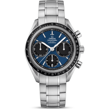 Omega-326.30.40.50.03.001 Speedmaster Racing Co-Axial Chronograph Stianless Steel / Blue / Bracelet