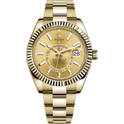 Rolex-326938-0003 Sky-Dweller Yellow Gold / Champagne