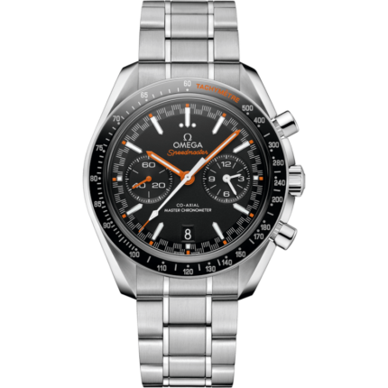 Omega-329.30.44.51.01.002 Speedmaster Racing Master Co-Axial Stainless Steel / Black / Orange / Bracelet