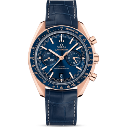 Omega-329.53.44.51.03.001 Speedmaster Racing Master Co-Axial / Sedna / Blue / Alligator