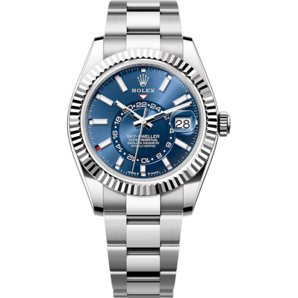 Rolex-336934-0005 Sky-Dweller Stainless Steel - White Gold / Blue / Oyster
