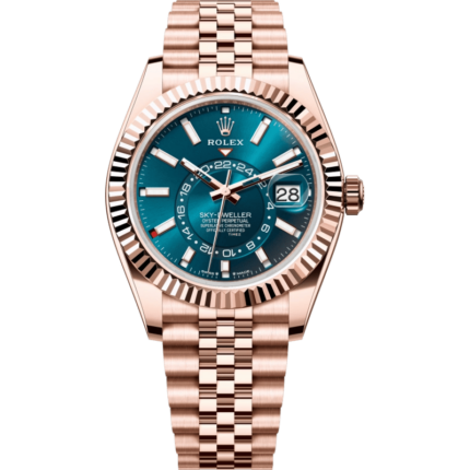 Rolex-336935-0005 Sky-Dweller Everose / Blue / Jubilee