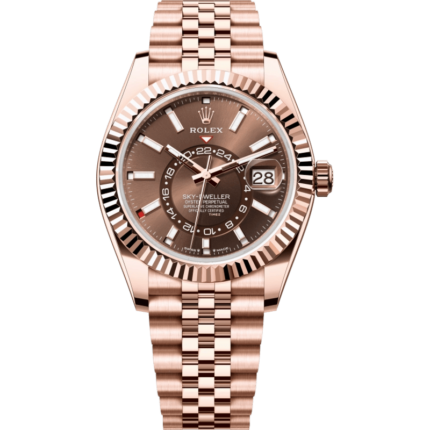 Rolex-336935-0006 Sky-Dweller Everose / Chocolate / Jubilee
