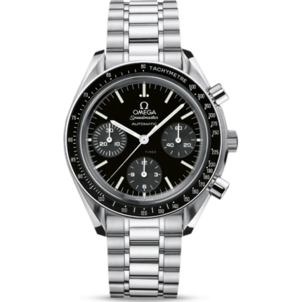 Omega-3539.50.00 Speedmaster Reduced Stainless Steel / Black / Bracelet